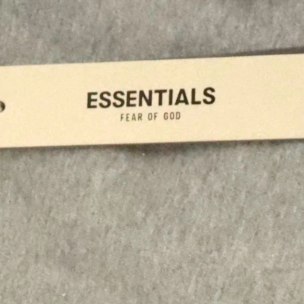 NWT [Fear of God] Essentials Dark Oatmeal Gray Casual Sweat Shorts Men's L - Picture 6 of 13